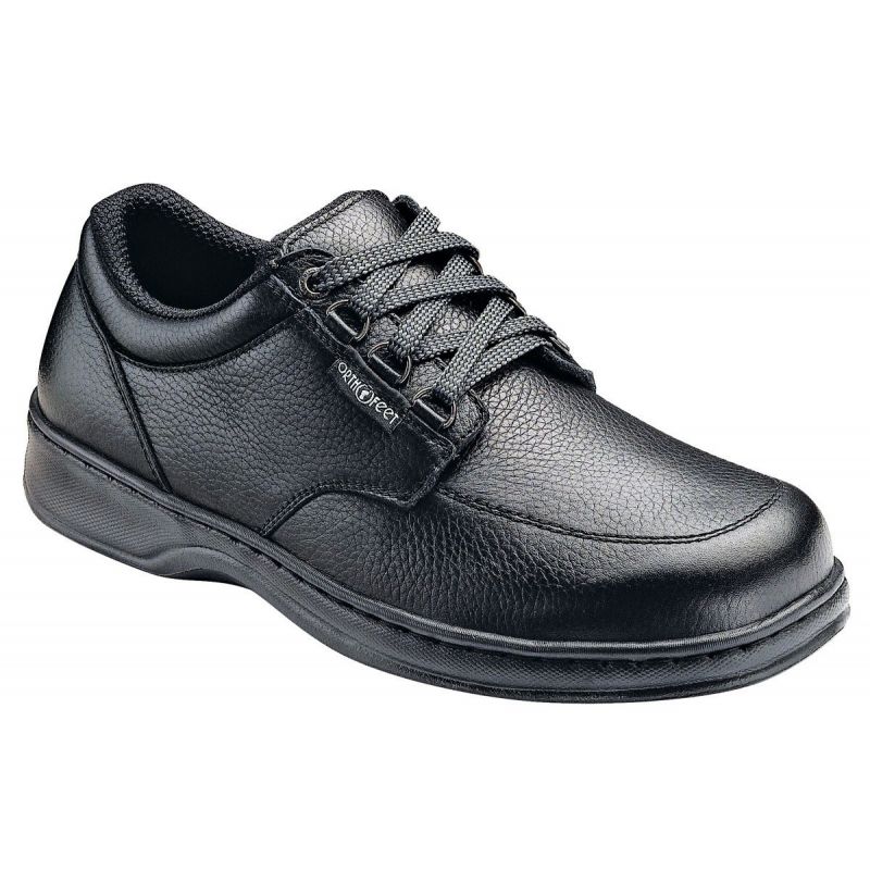 OrthoFeet Men's Avery Island Diabetic Shoes - Black - American
