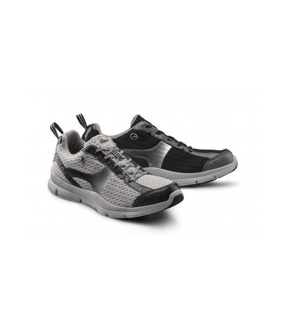 Dr. Comfort Men's Chris Diabetic Shoes - Grey
