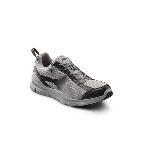 Dr. Comfort Men's Chris Diabetic Shoes - Grey