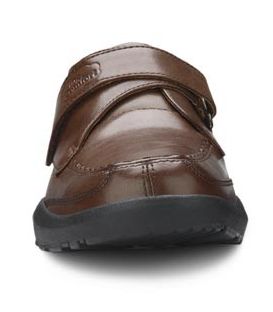 Dr. Comfort Men's Frank Diabetic Shoes - Bark