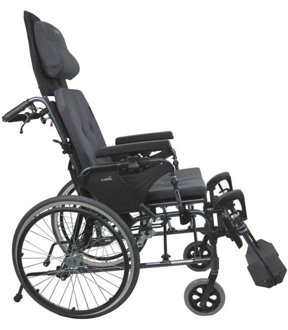 Karman MVP-502-MS Reclining Transport Wheelchair