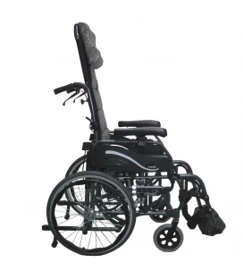Karman VIP-515-MS Light Foldable Tilt-in-Space Wheelchair 33 lbs