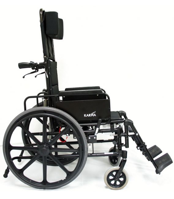 Karman KM-5000F Ultralight Manual Aluminum Reclining Wheelchair 36 lbs