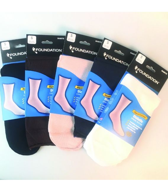 Foundation Diabetic Seamfree Socks