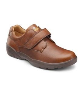 Dr. Comfort Men's William Diabetic Shoes - Chestnut