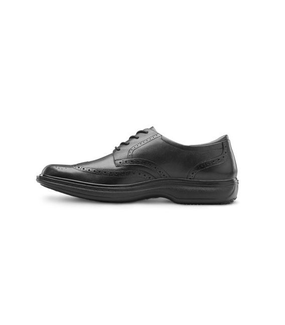 Dr. Comfort Men's Wing Diabetic Shoes - Black