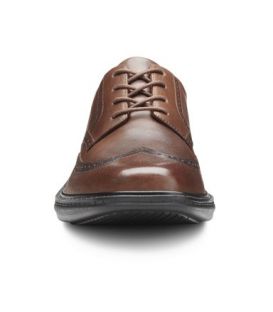 Dr. Comfort Men's Wing Diabetic Shoes - Chestnut