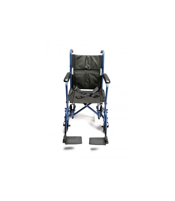 EJ781-1  Lightweight Aluminum Transport Chair, 17", Red