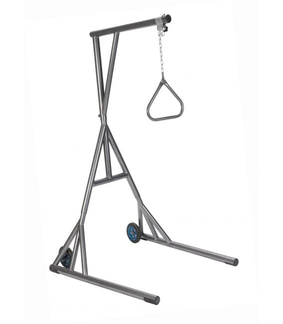 Free Standing Heavy Duty Bariatric Trapeze -Silver Vein