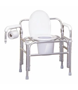 Gendron 5135  Bariatric Bedside Commode with Dual Swing Arms - 850lbs
