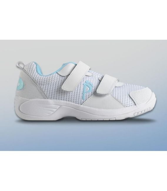 Ped-Lite Lydia Diabetic Shoes with Velcro - White