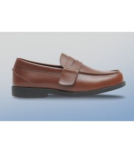 Ped-Lite Men's Scott Diabetic Shoes - Brown