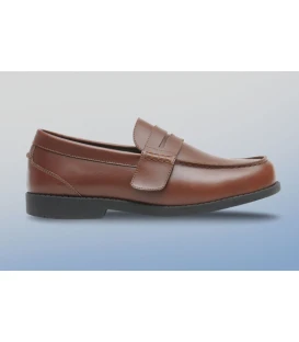 Ped-Lite Men's Scott Diabetic Shoes - Brown