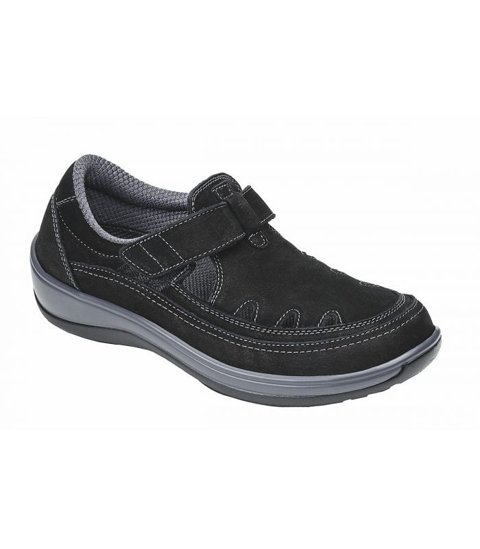 OrthoFeet Women s Serene Diabetic Shoes Black 891 America