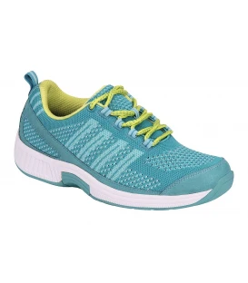 OrthoFeet Women's Coral Diabetic Shoes - Turquoise - 986