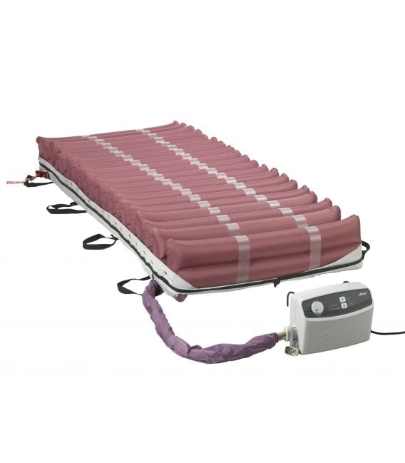 Med-Aire 8" Alternating Pressure & Low Air Loss Mattress System by Drive