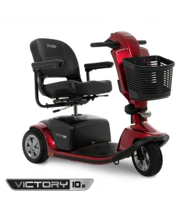 Pride Victory 10.2 3-Wheel Mid-Size Bariatric Scooter - S6102