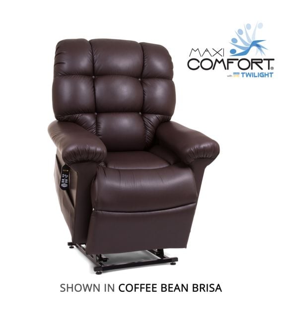 Golden PR-515 Lift Chair in Brisa Coffe Bean