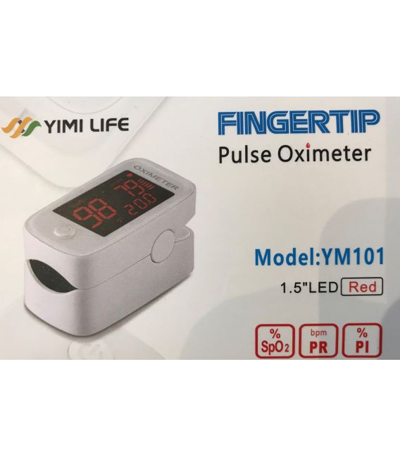 Fingertip Pulse Oximeter, Blood Oxygen Saturation Monitor (SpO2) with LED Displa