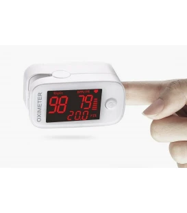 Fingertip Pulse Oximeter, Blood Oxygen Saturation Monitor (SpO2) with LED Displa