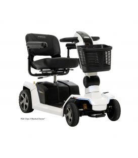 Pride ZT10 4-Wheel Mobility Scooter Pearl White