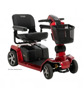 Pride ZT10 4-Wheel Mobility Scooter Candy Apple Red