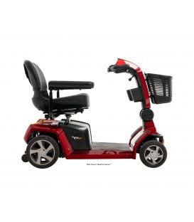 Pride ZT10 4-Wheel Mobility Scooter Candy Apple Red