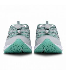 Dr. Comfort Women's Amelia Athletic Diabetic Sandals - Grey/Green