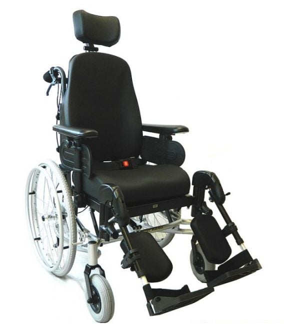 Heartway HW1 Spring  Tilt-n-Space Manual Wheelchair with Elevating Legrests