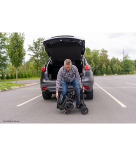 Pride Go-Go Carbon 4-Wheel Folding Travel Scooter