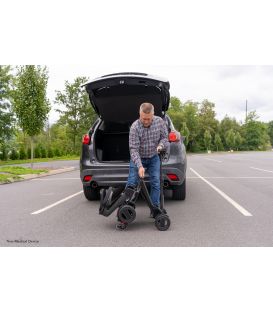 Pride Go-Go Carbon 4-Wheel Folding Travel Scooter