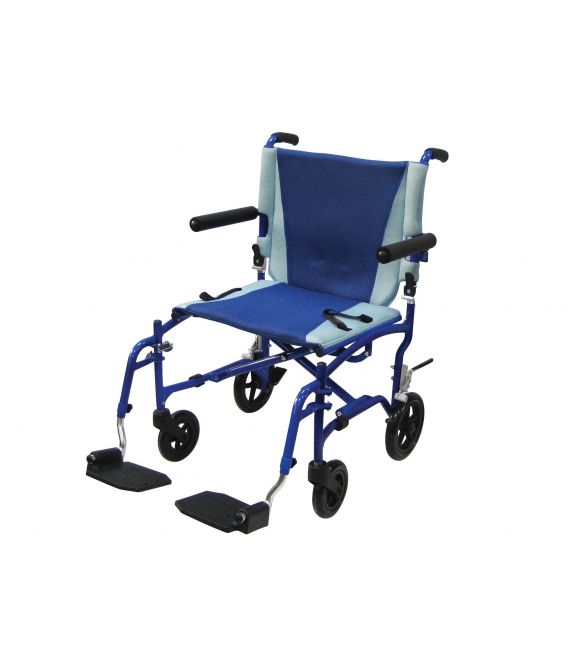 TranSport Aluminum Transport Wheelchair TS19 by Drive