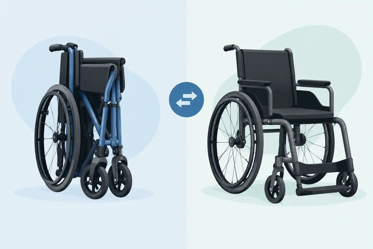 Folding Versus Rigid Wheelchairs Compared