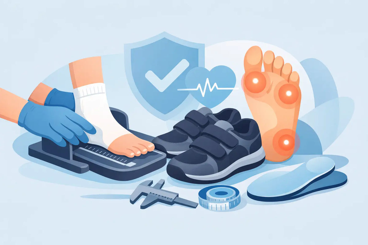 How to Size Diabetic Shoes for a Safer Fit