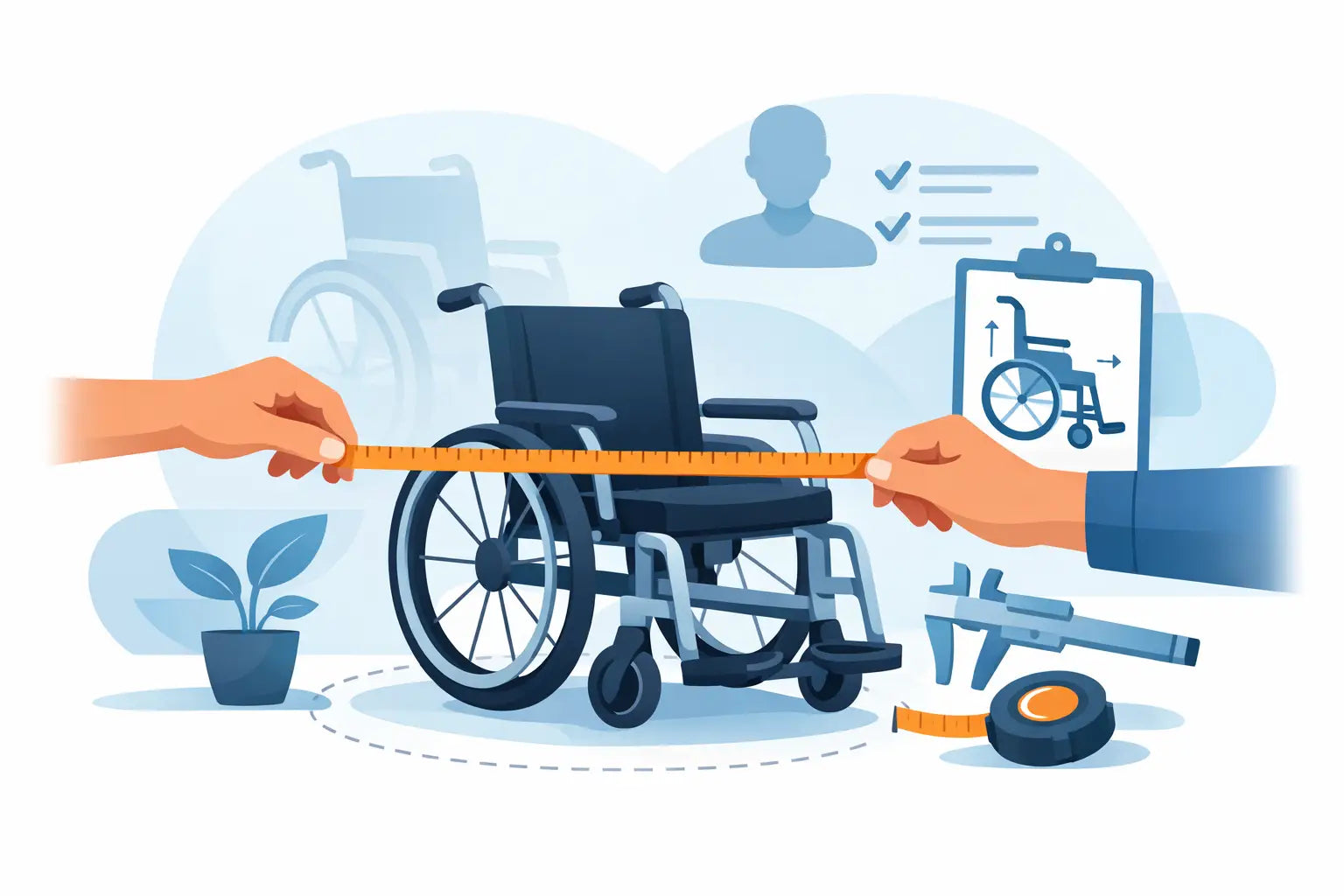 How to Measure Wheelchair Width for the Right Fit