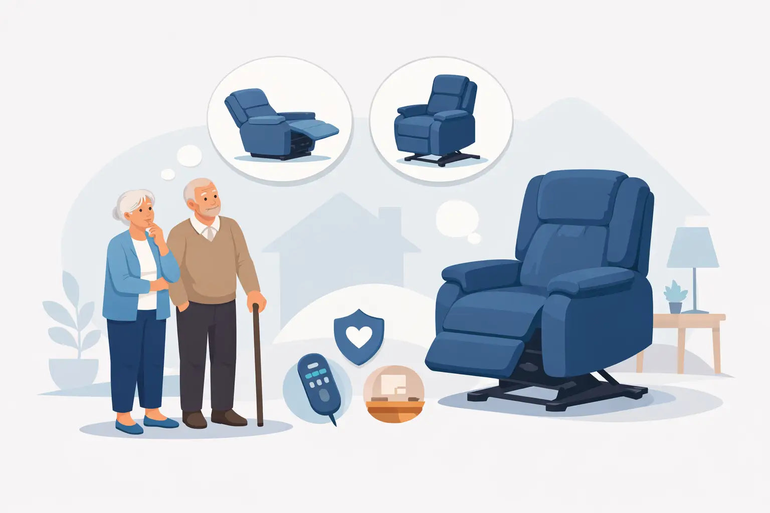 Choosing a Lift Chair Recliner for Elderly