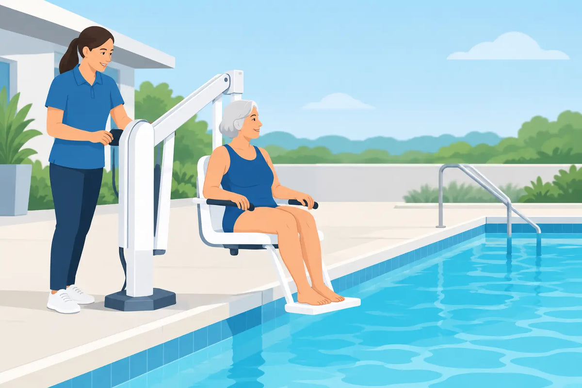 How Pool Lifts Support Safer Swimming Access