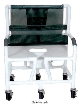 Lumex 30" Bariatric Shower Commode Bath Chair 89350 by Graham Field