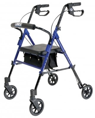 Set n’ Go Height Adjustable Rollator - Blue 