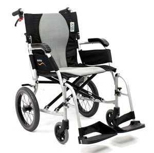 Karman ERGO FLIGHT-TP 18 lbs Ultralightweight Transport Hill Brake Wheelchair 