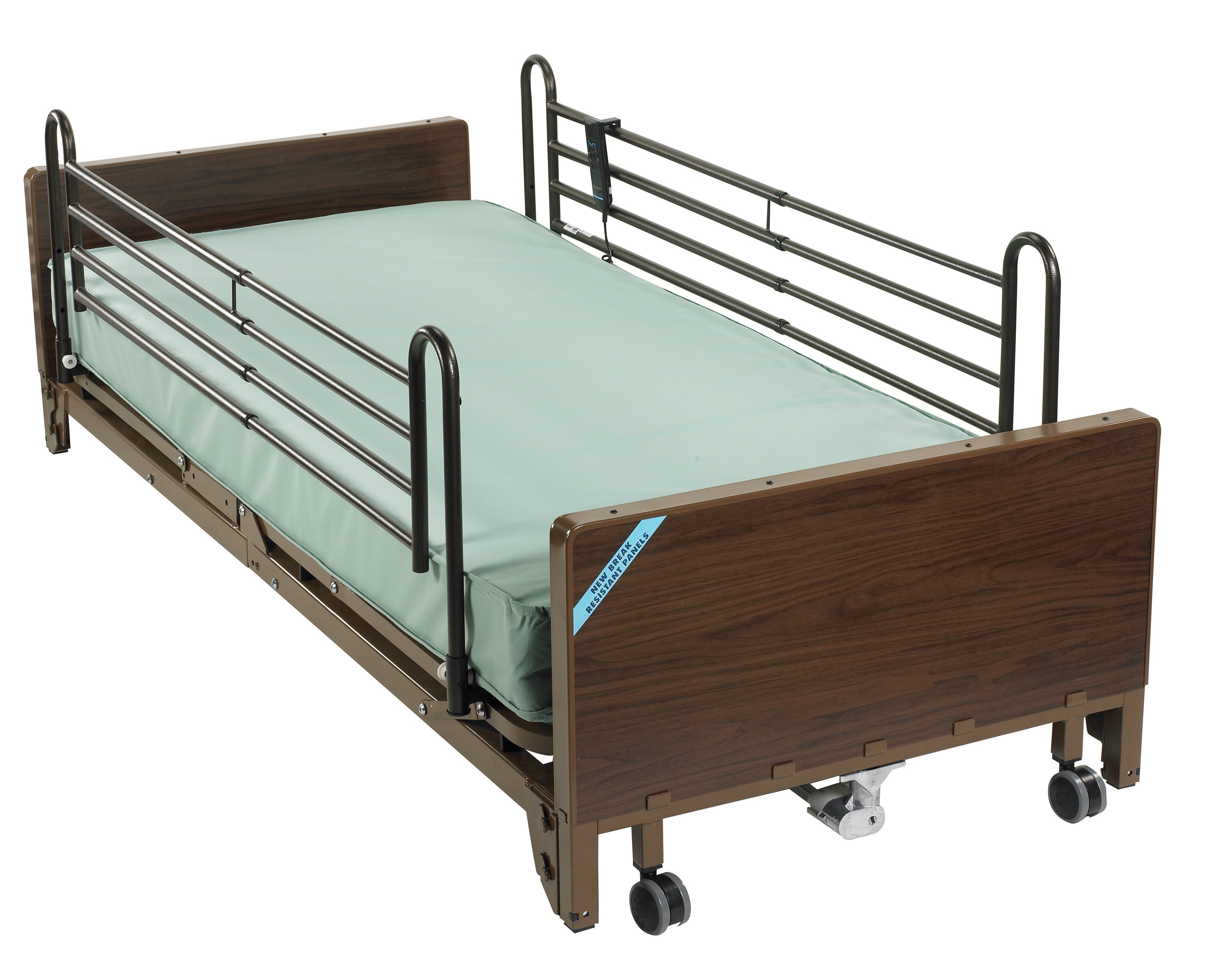 Drive Delta Ultra Light Full-Electric 350 lb Weight Capacity Low Hospital Bed 