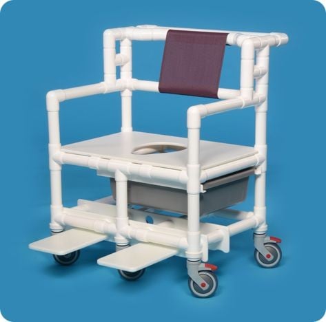 Bariatric Shower Commode Chair - BSC660P