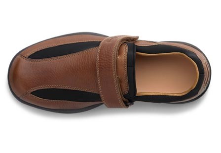 Dr. Comfort Men's Douglas Diabetic Shoes - Chestnut