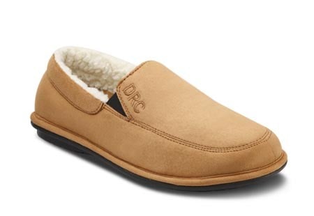 Dr. Comfort Men's Relax Diabetic Slippers - Camel