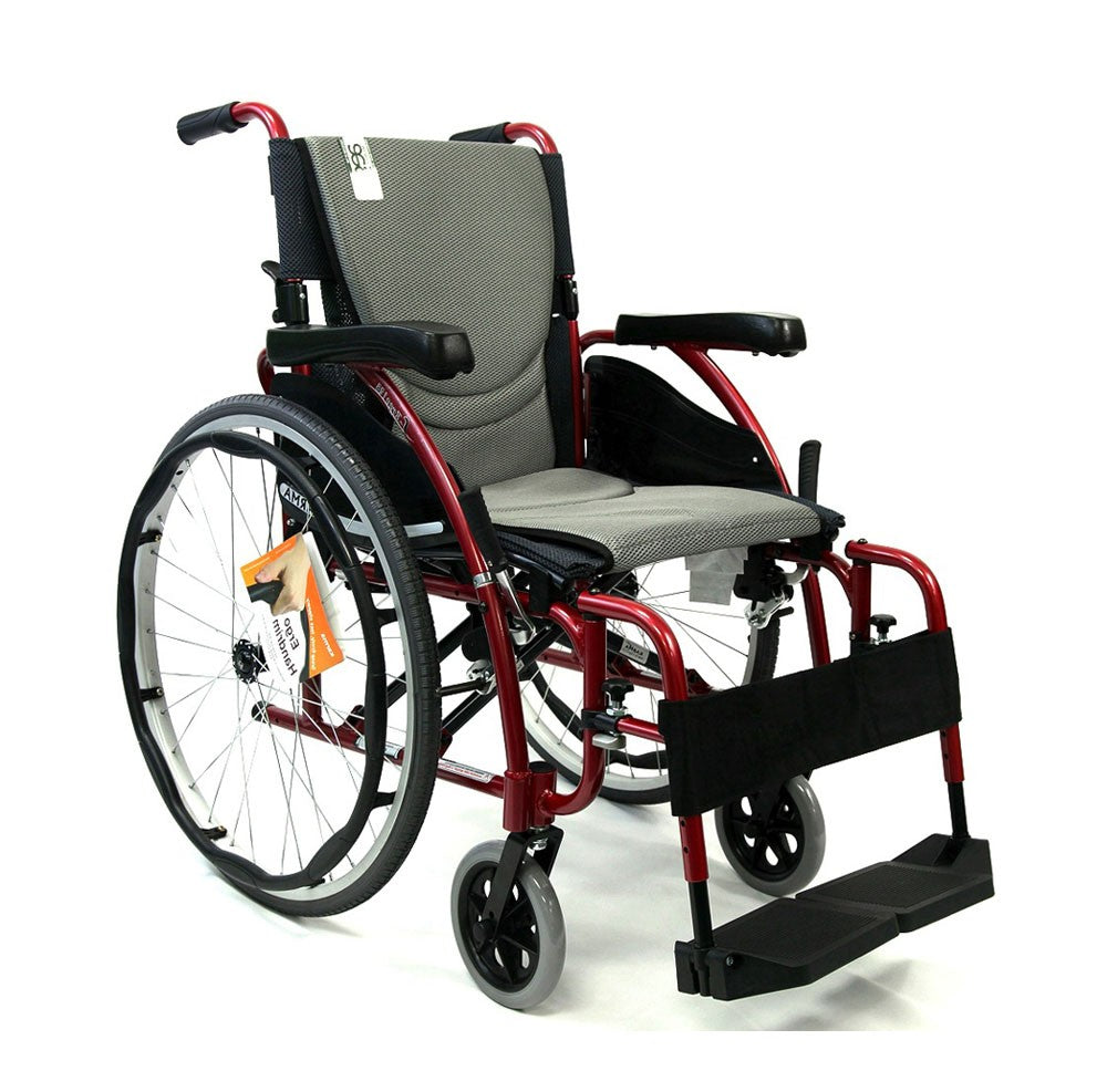Karman S-ERGO 125 – 25 lbs Ultralight Flip Back Premium Wheelchair 