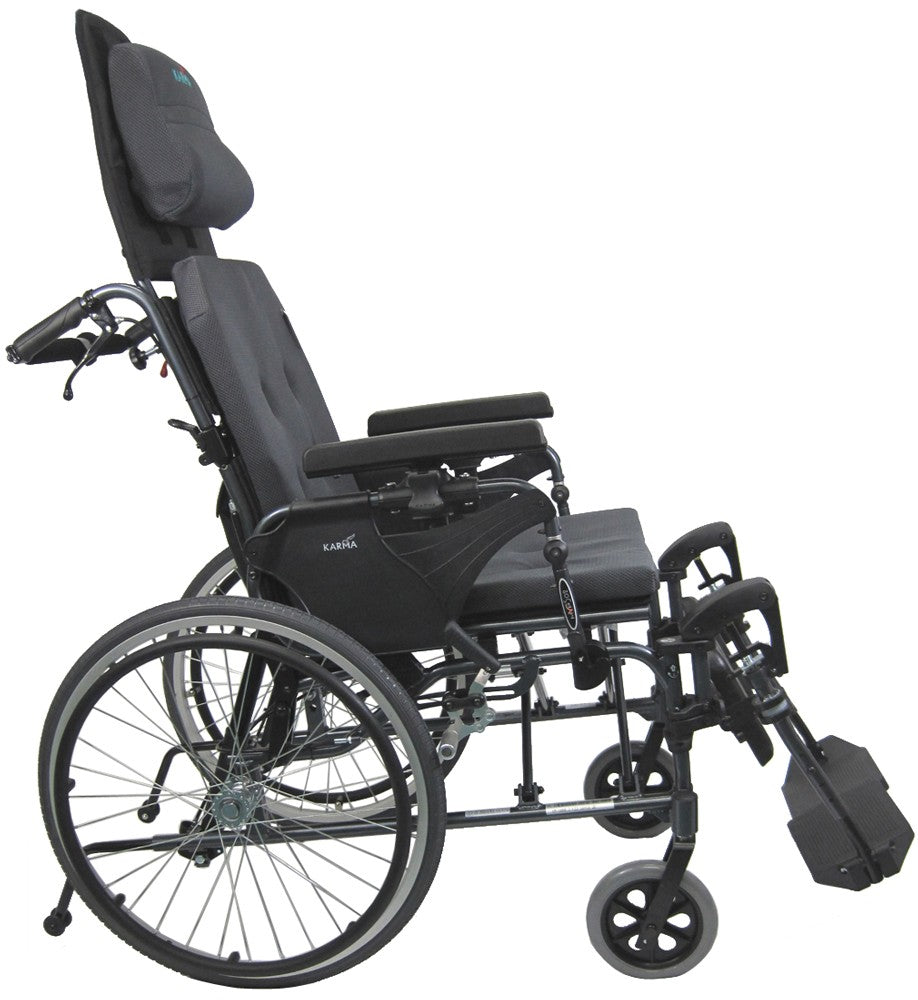 Karman MVP-502-MS Reclining Transport Wheelchair