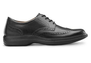 Dr. Comfort Men's Wing Diabetic Shoes - Black
