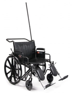 Everest & Jennings Traveler HTC Attendant Transport Chair - Choose