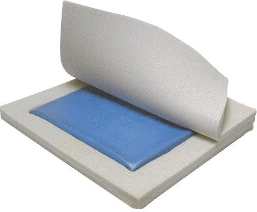 Gel "E" 2" General Use Gel/Foam Wheelchair Cushion by Drive