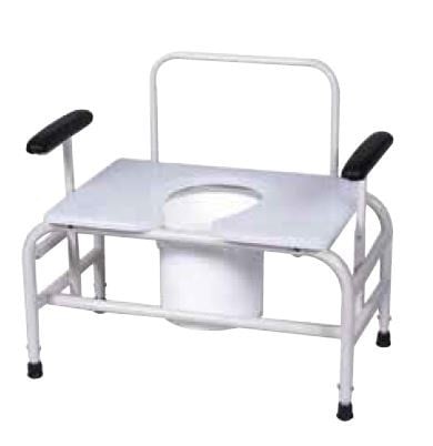 Gendron Height Adjustable Bariatric Commode - 750 lb Capacity